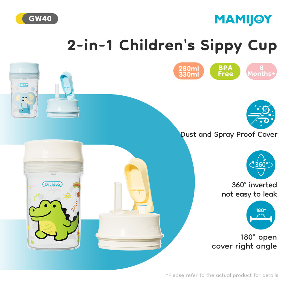 Baby Food Hipp - MAMIJOY GW40 Kids Water Bottle 280/330ml