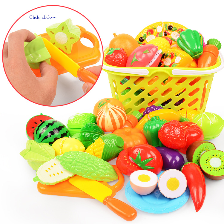 Baby Food Cooking Set - Cutting Play Food Set For Kids