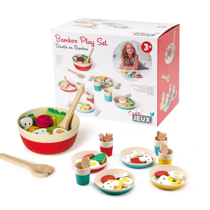 Baby Food Cooking Set - Mother Garden Simulated Kitchen Toys Wooden