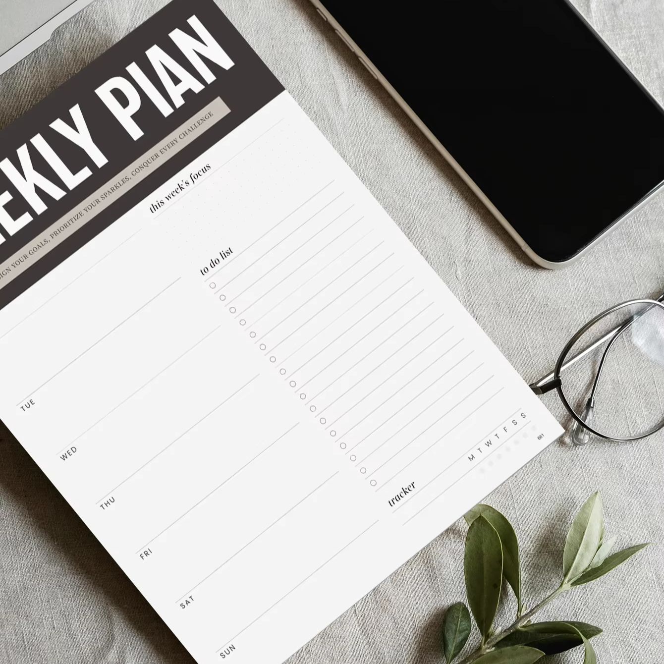 Weekly Planner Notepad, Undate - огляд і ціна Baby Food List