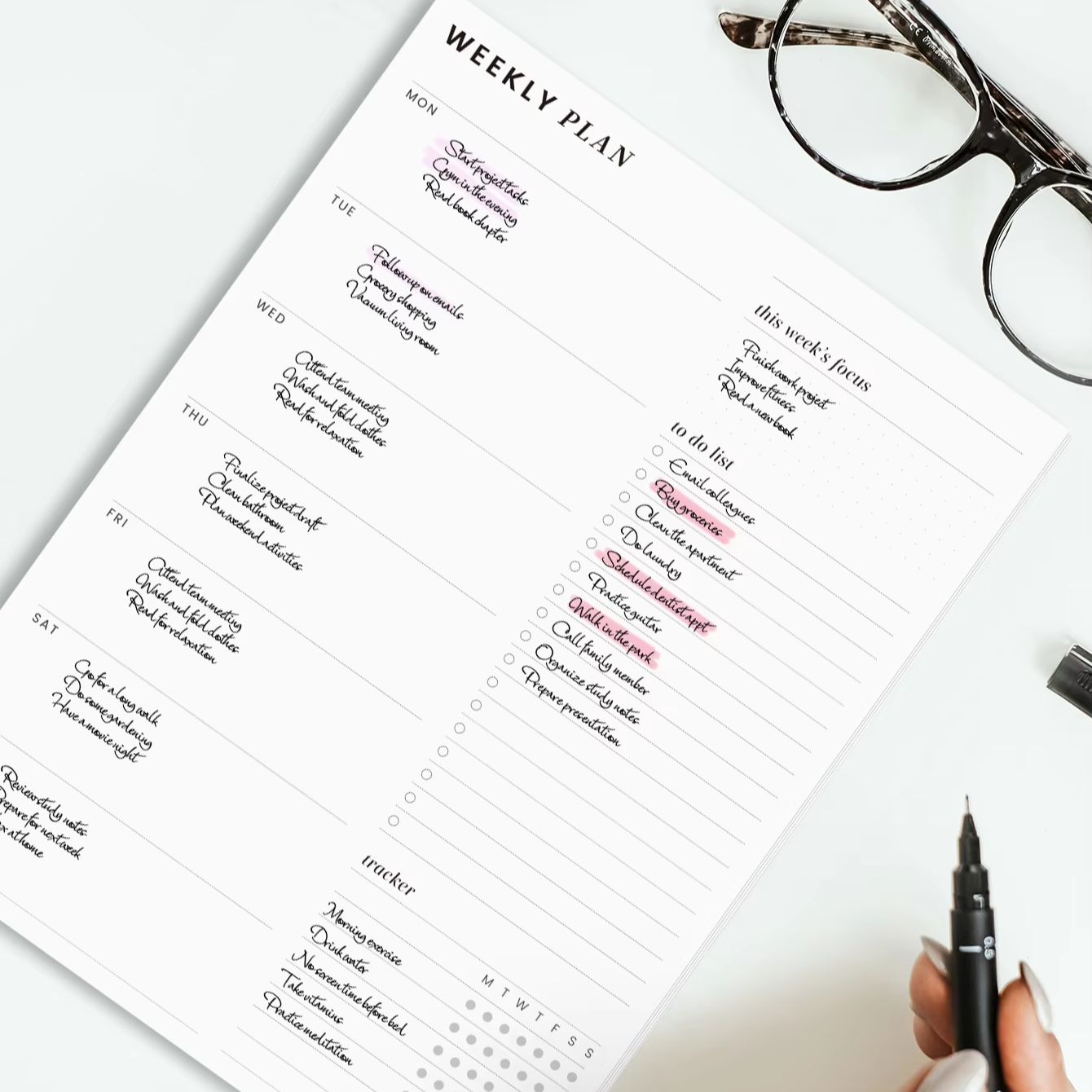Weekly Planner Notepad, Undate - огляд і ціна Baby Food List