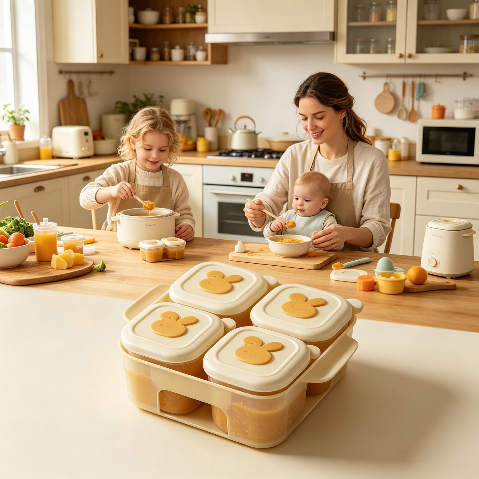Food Freezer Tray With Lid Chi - огляд і ціна Baby Food Freezer Tray