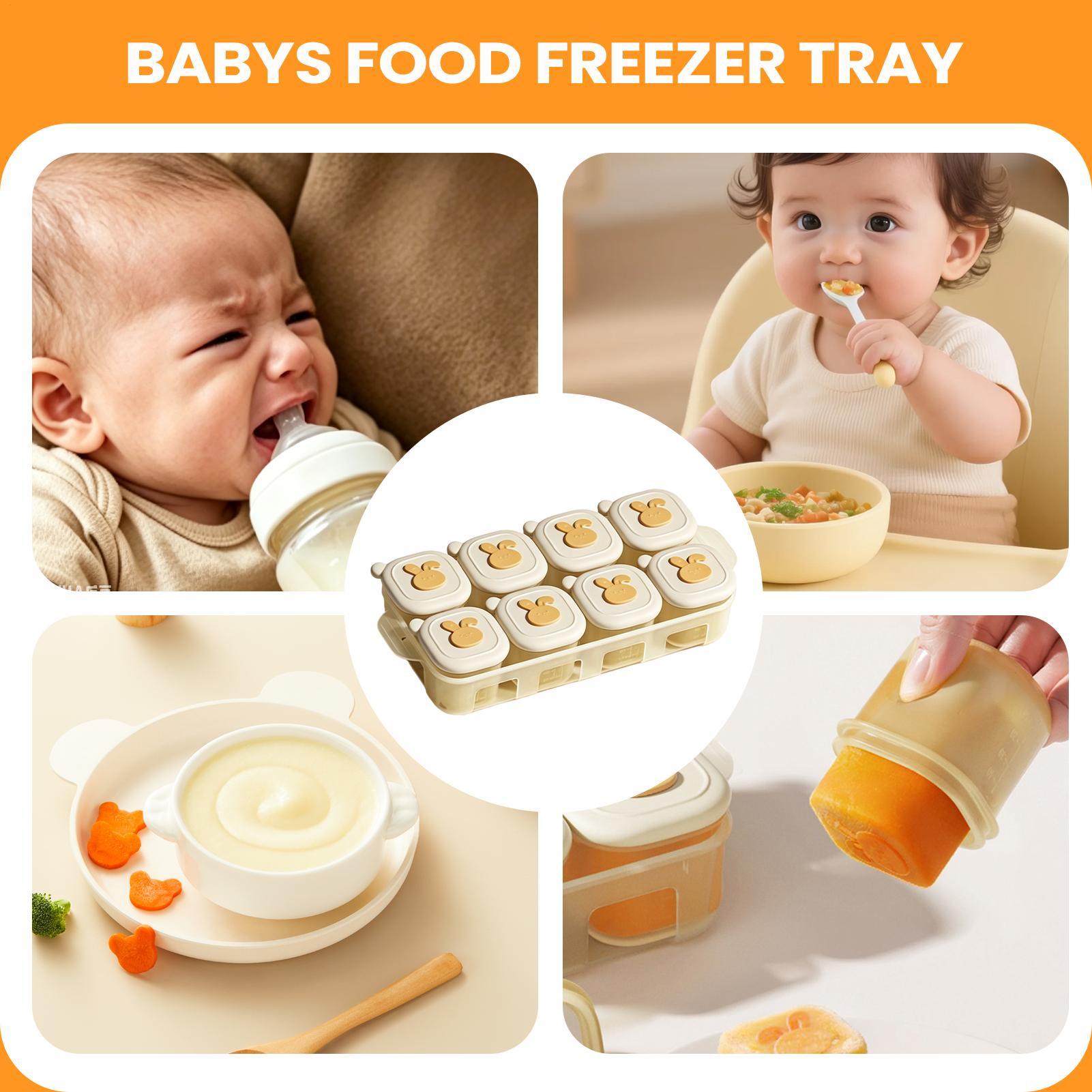 Food Freezer Tray With Lid Chi - огляд і ціна Baby Food Freezer Tray