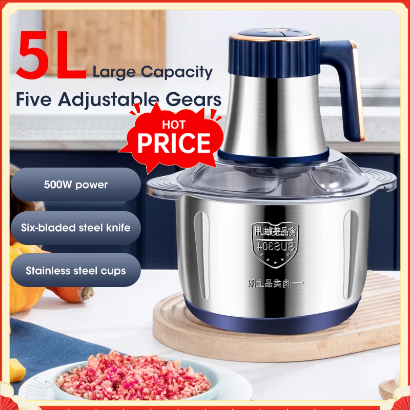 5L Electric Meat Grinders 304  - огляд і ціна Baby Food Ingredients