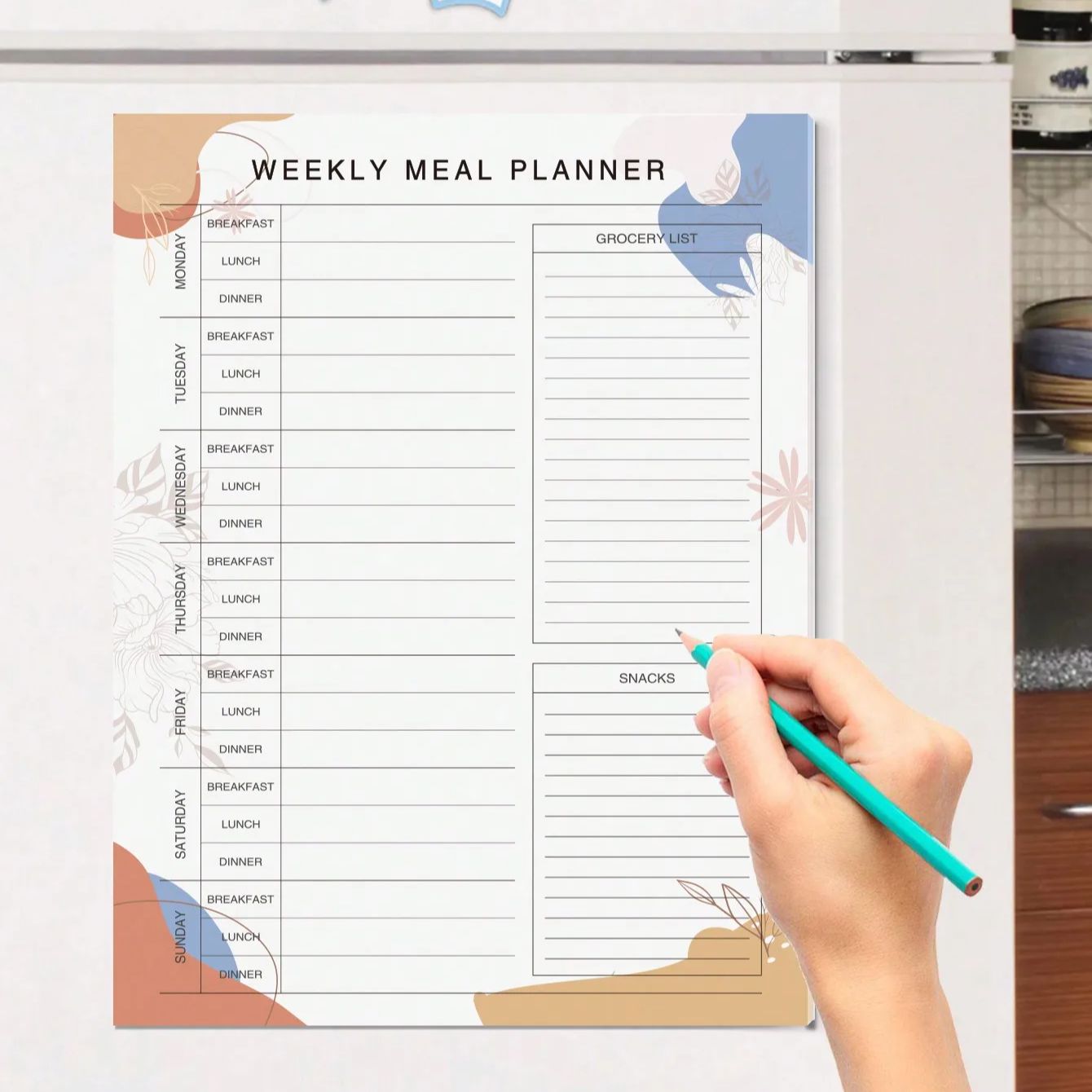Weekly Meal Planner Pad for Fr - огляд і ціна Baby Food List
