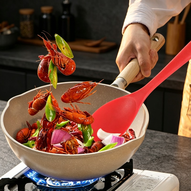 Food‑Grade Silicone Spatula He - огляд і ціна Baby Food Cooking Set
