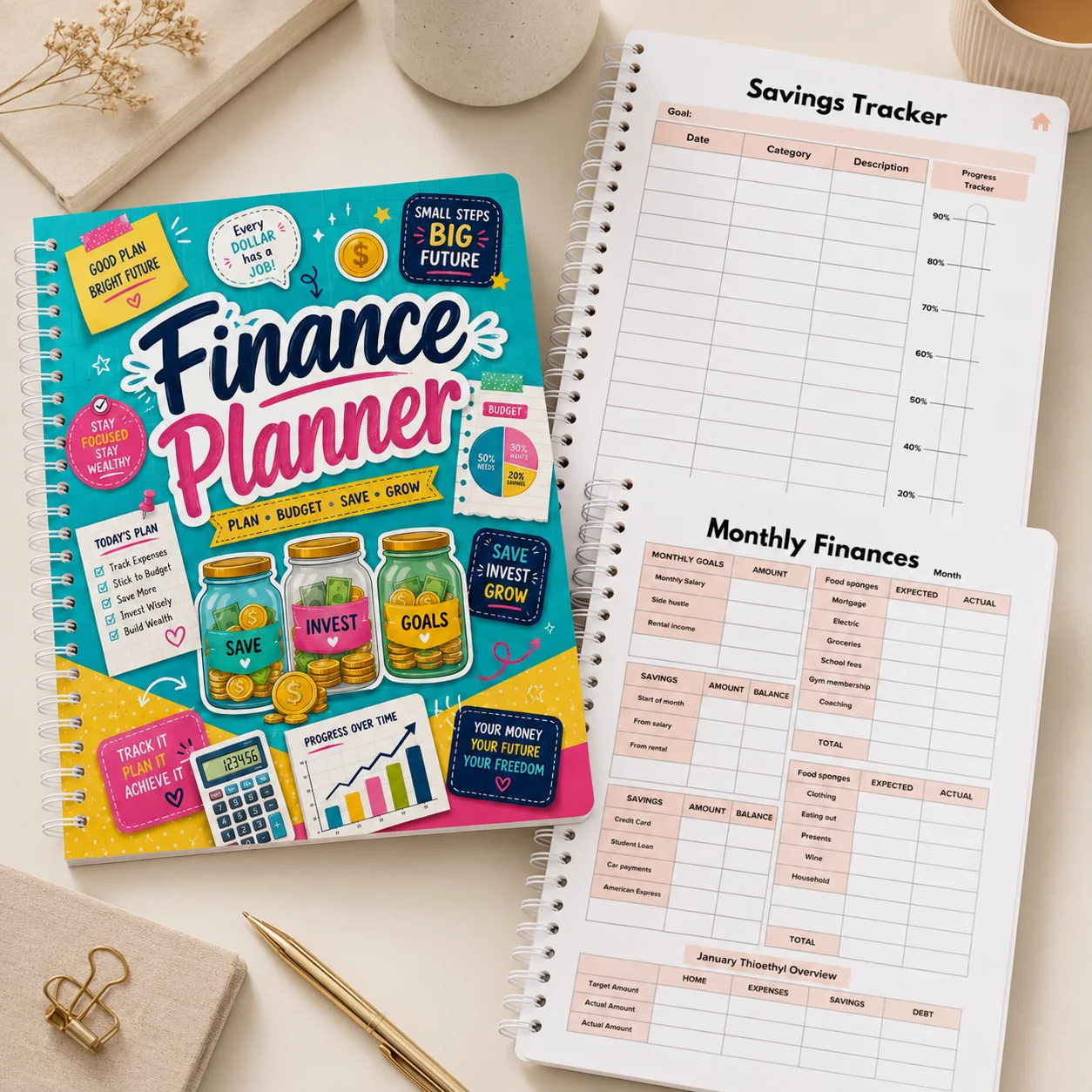 A5 Finance Planner Journal for - огляд і ціна Baby Food List