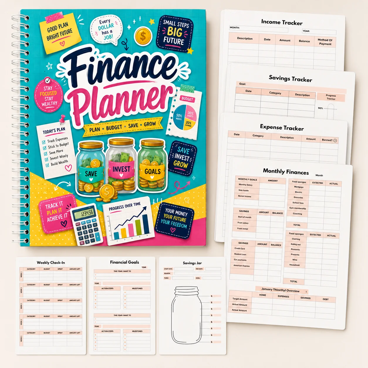 A5 Finance Planner Journal for - огляд і ціна Baby Food List