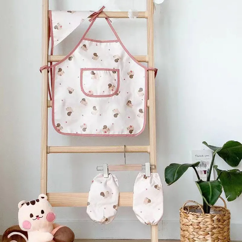 Cute Cartoon Children Apron Sl - огляд і ціна Baby Food Cooking Set