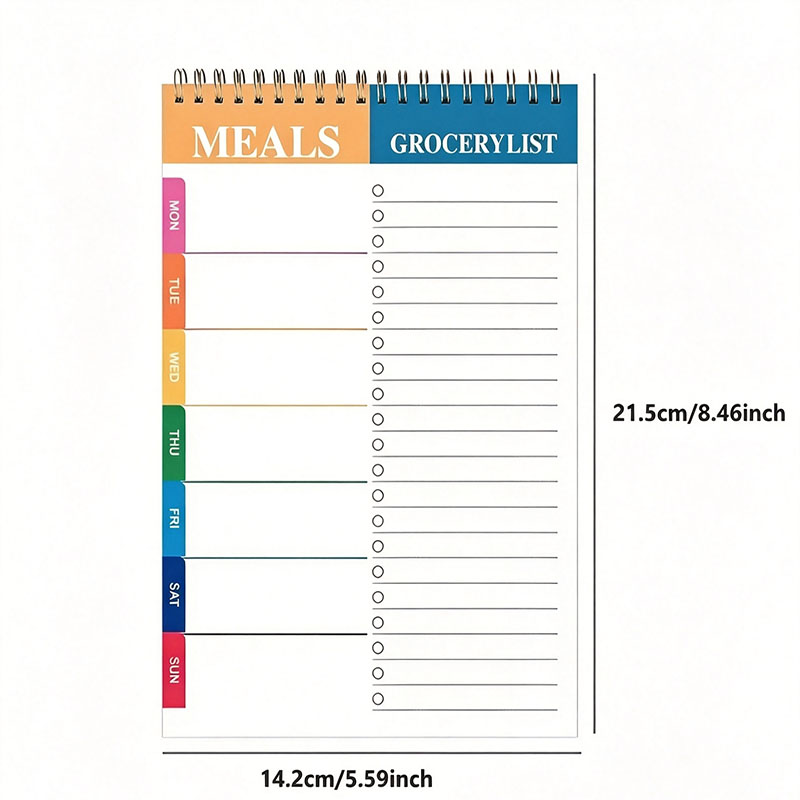 Weekly Meal Planner Notepad 5. - огляд і ціна Baby Food List