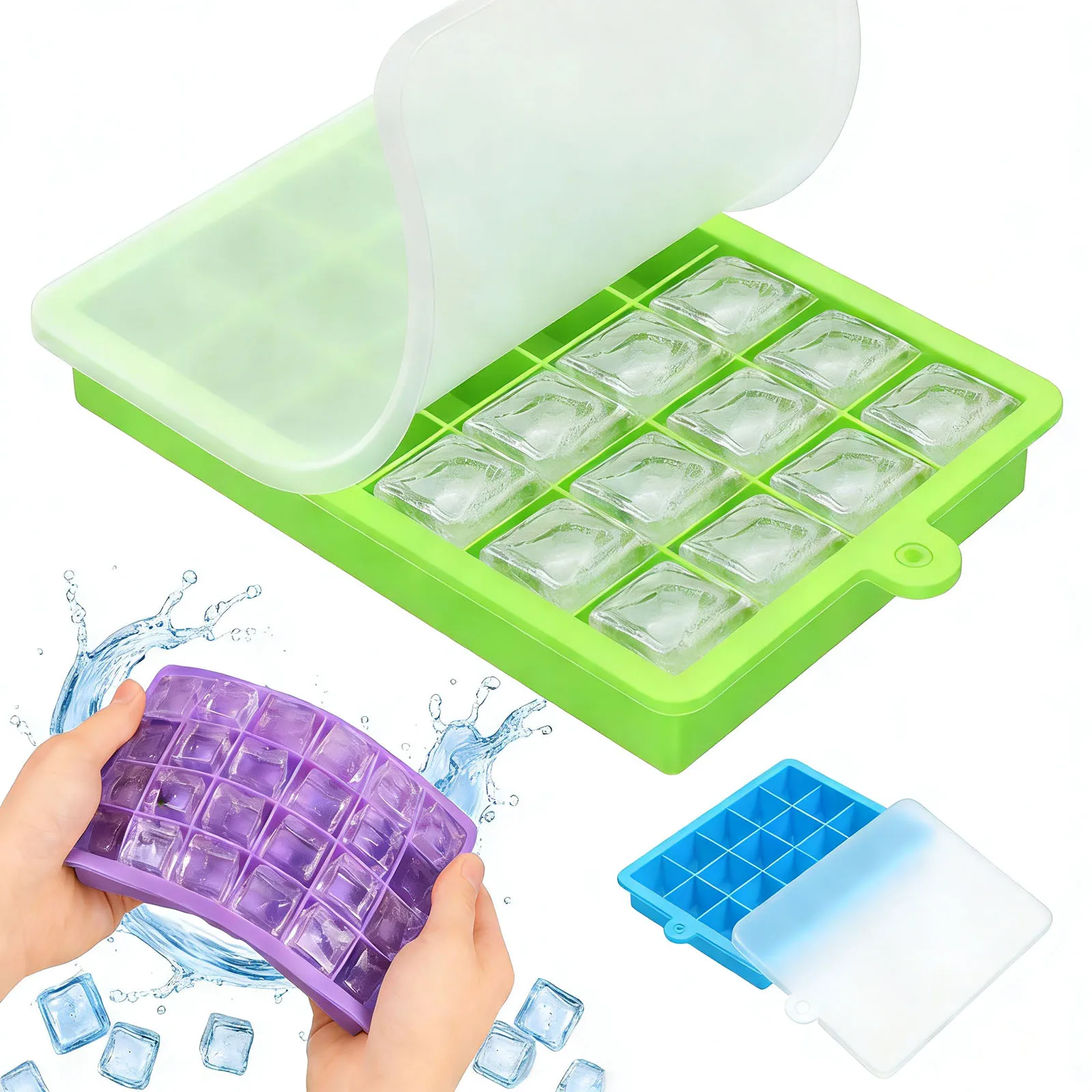 Silicone Ice Cube Tray Easy Re - огляд і ціна Baby Food Freezer Tray