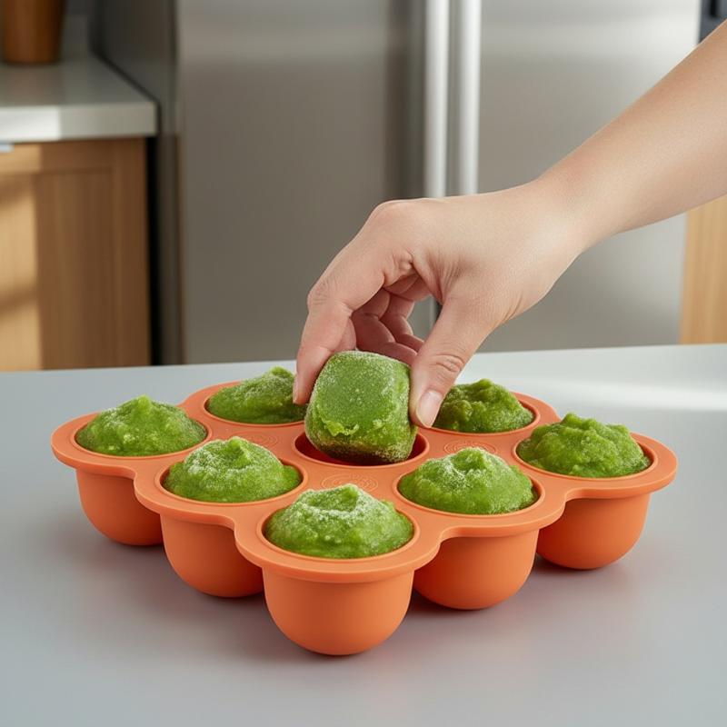 Baby Food Silicone Container 9 - огляд і ціна Baby Food Freezer Tray