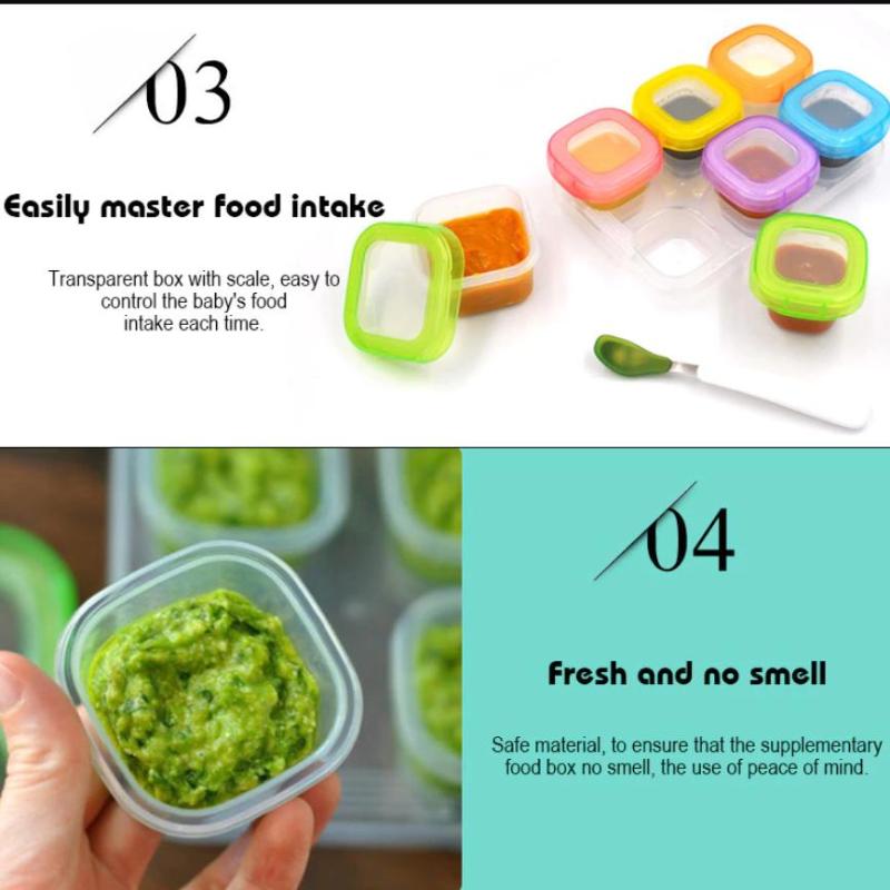 4/6pcs Baby Food Freezer Stora - огляд і ціна Baby Food Freezer Tray