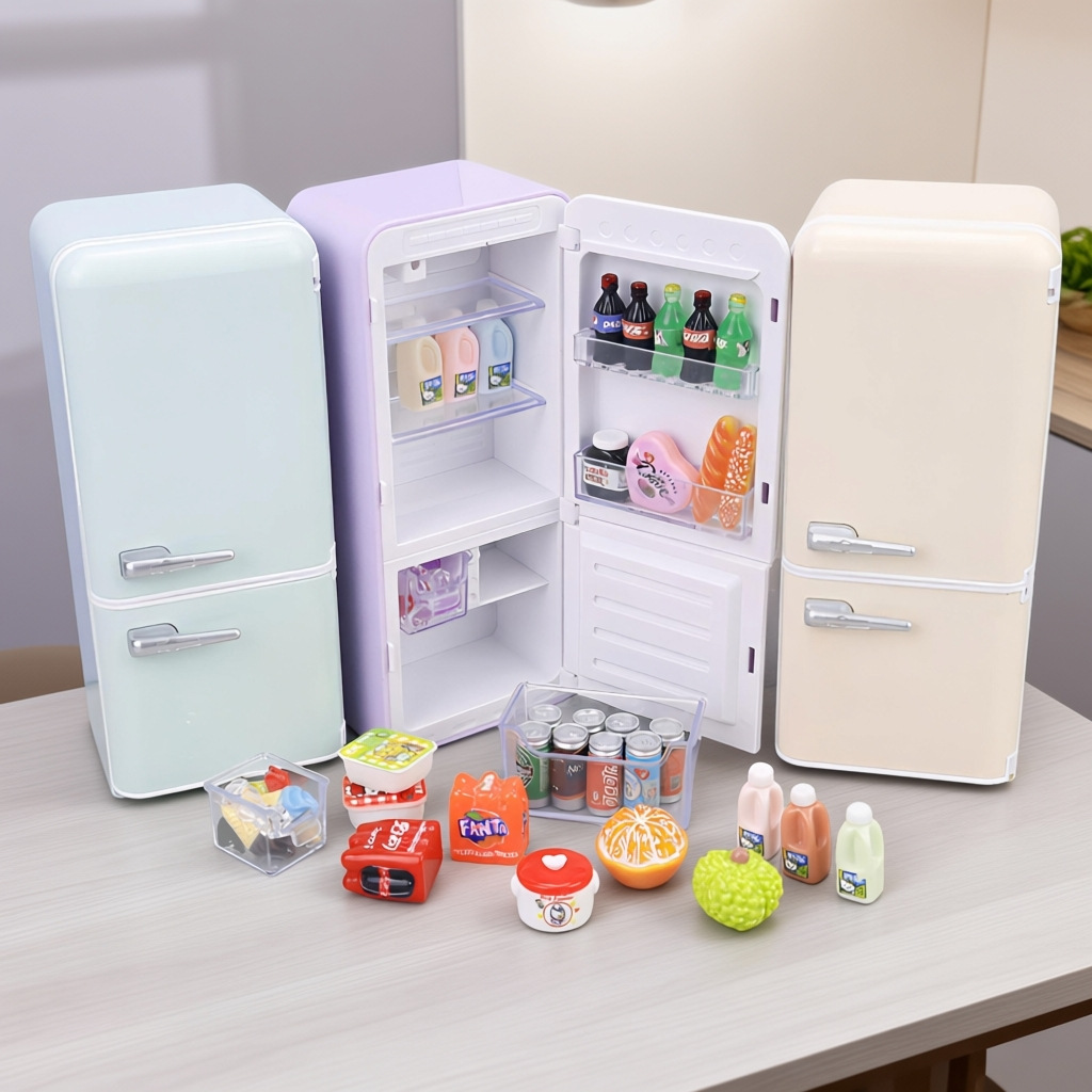 33pcs Kids Mini Fridge Playset - огляд і ціна Baby Food Cooking Set