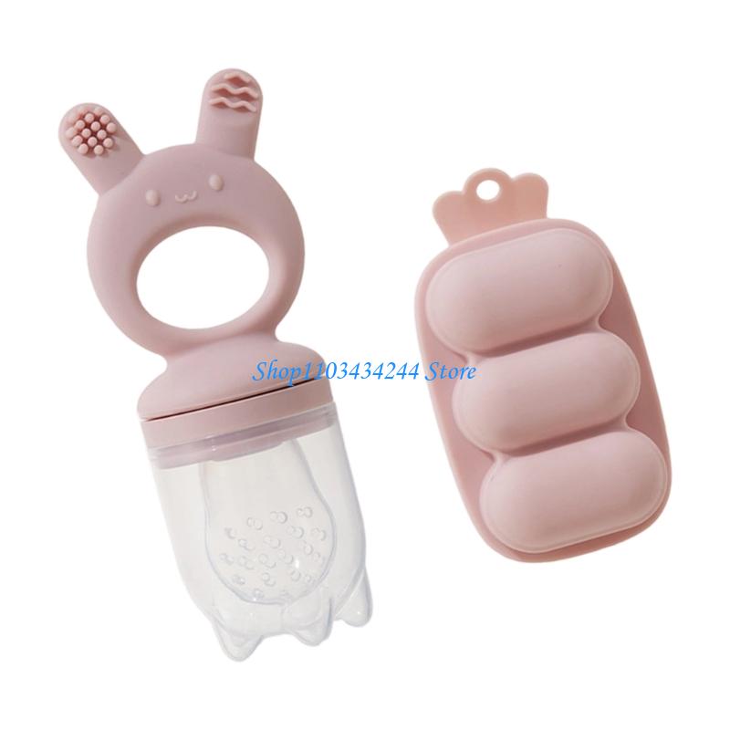 Silicone Baby Teether Feeder w - огляд і ціна Baby Food Freezer Tray