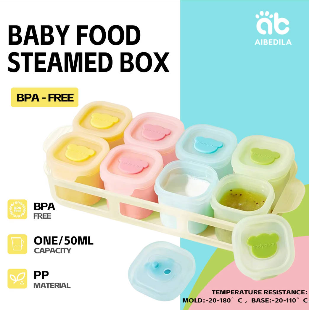 AIBEDILA Baby Silicone Food Fr - огляд і ціна Baby Food Freezer Tray