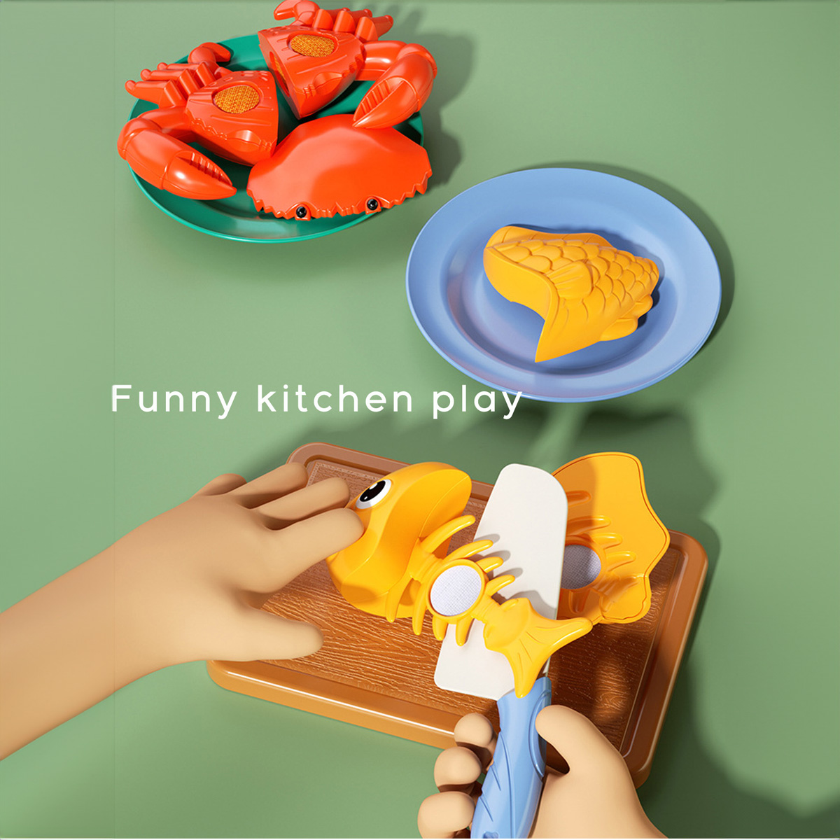 Cutting Play Food Toys Kitchen - огляд і ціна Baby Food Ingredients
