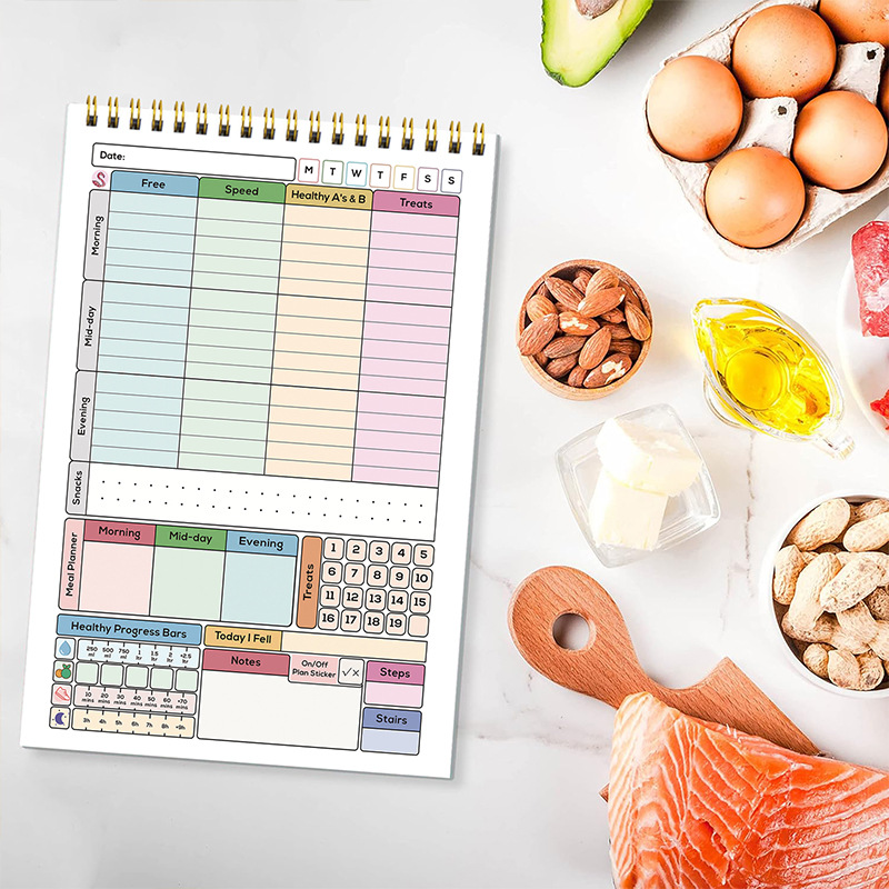 52pcs/English A5 Daily Calorie - огляд і ціна Baby Food List