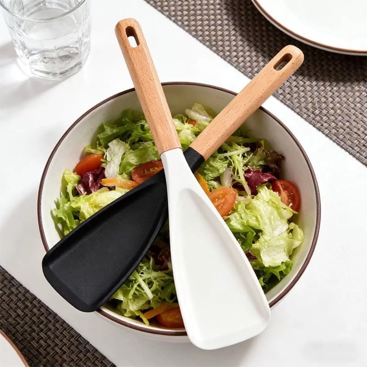 In-Stock Wooden Handle Salad S - огляд і ціна Baby Food Grade