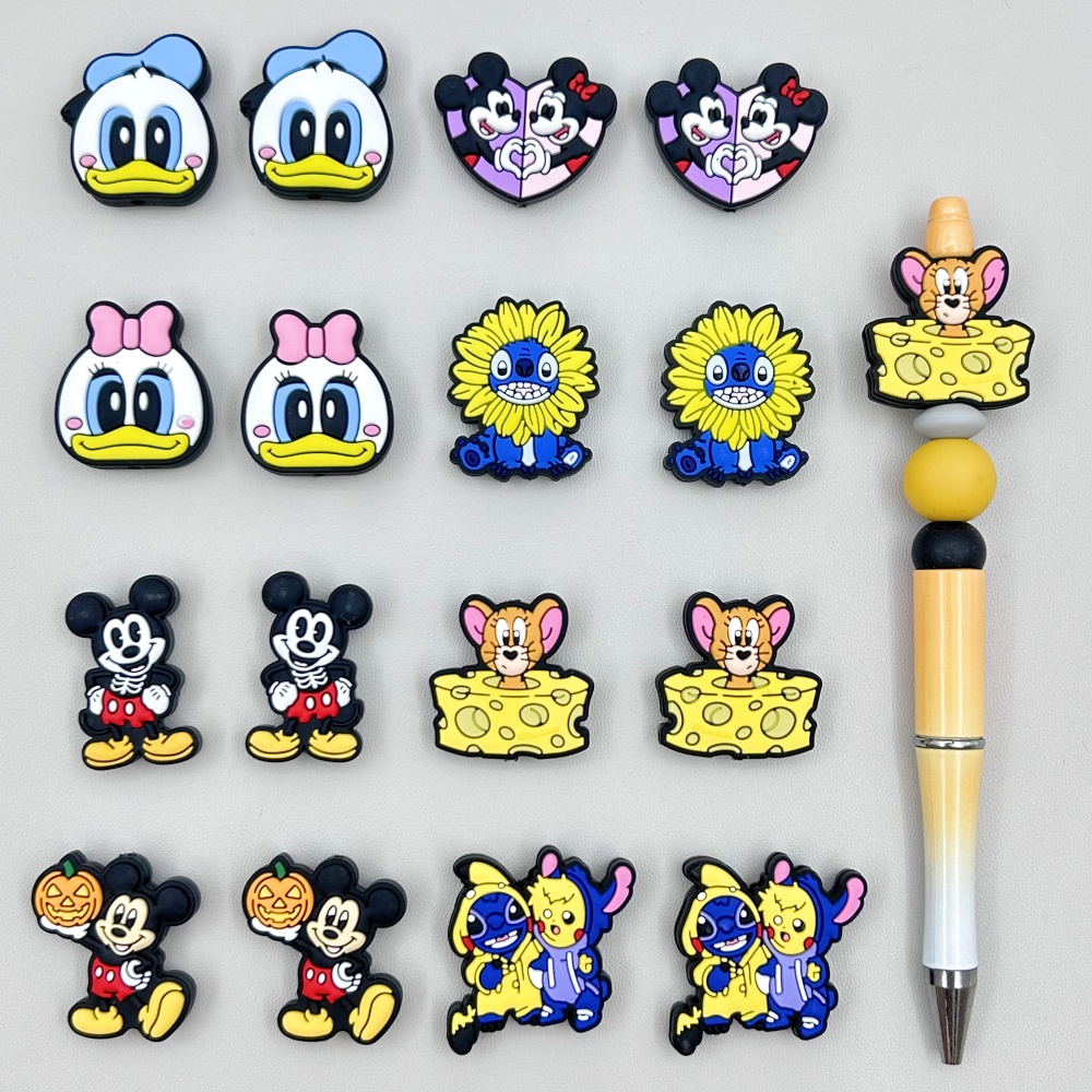 10PC DIY Cartoon Mini Silicone - огляд і ціна Baby Food Grade