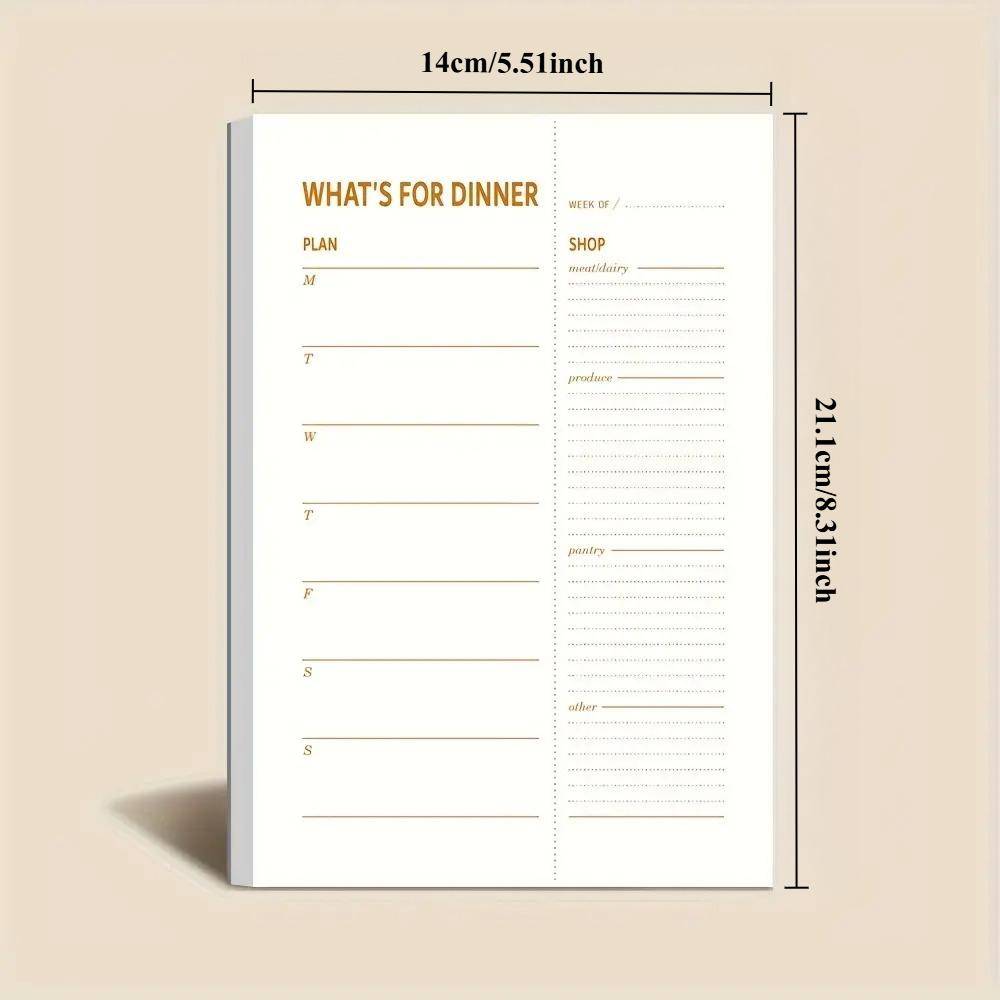 1pc Daily Diet Plan Notebook,  - огляд і ціна Baby Food List