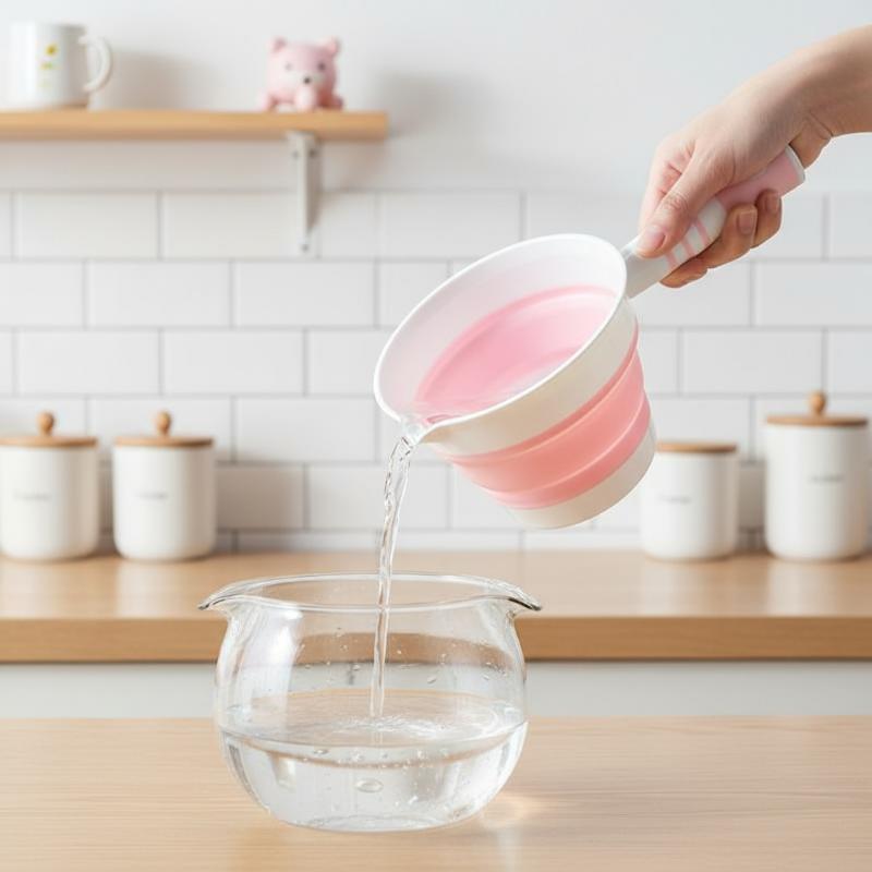 Foldable Silicone Water Scoop  - огляд і ціна Baby Food Grade