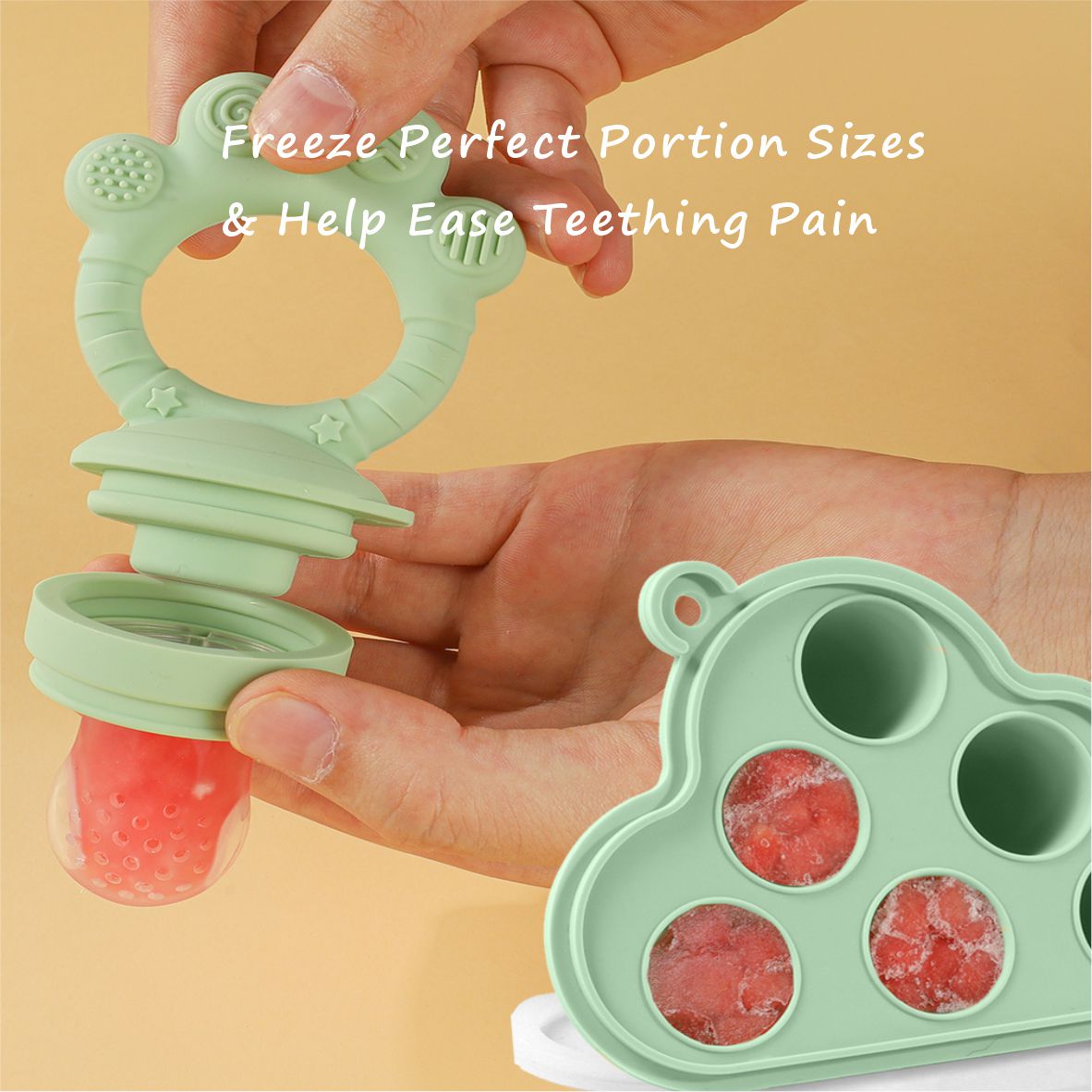 Baby Fruit Food Feeder & Freez - огляд і ціна Baby Food Freezer Tray
